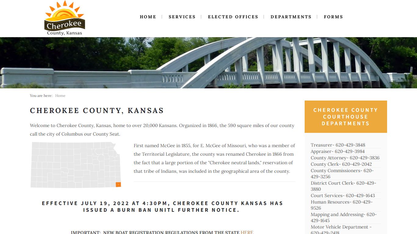 Cherokee County, Kansas - Home
